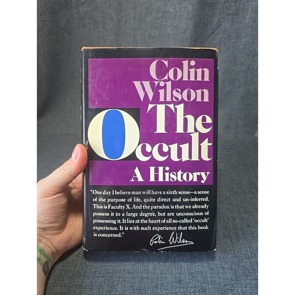 The Occult - A History by Colin Wilson 1971 Book Club Edition
